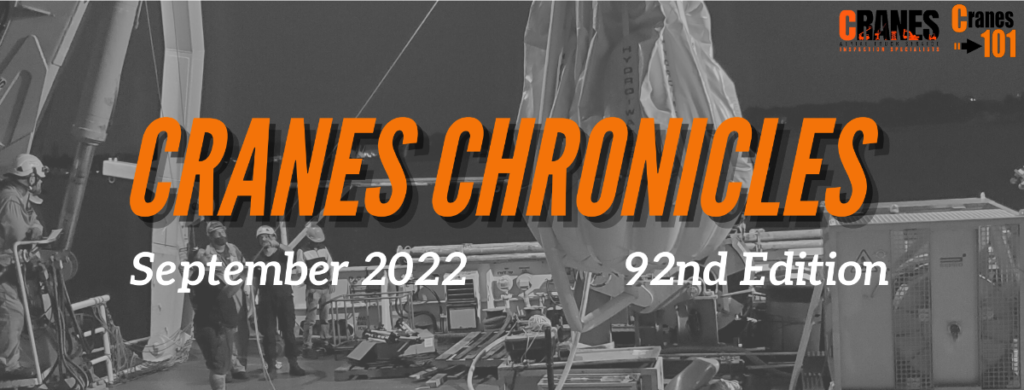 cranes chronicles sept 2022 newsletter cranes101